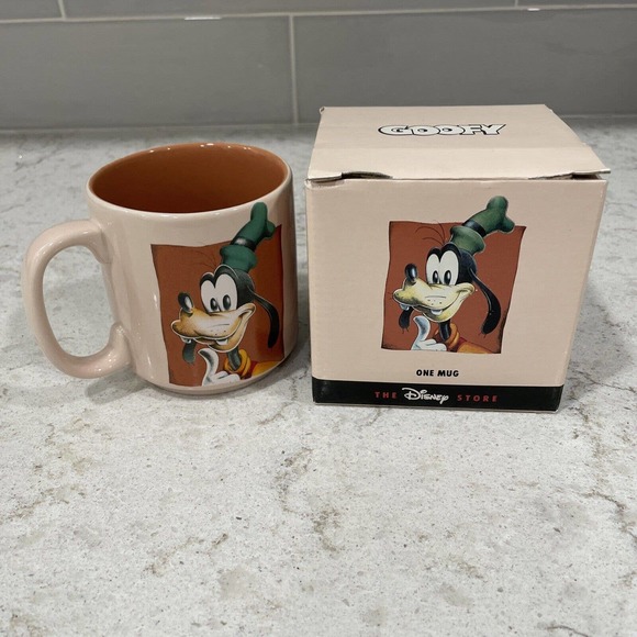 Vintage Disney Goofy Mug Coffee Cup Ceramic 1990s Original Box Made In Thailand - Picture 3 of 12
